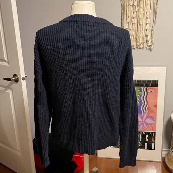 knit cardigan with pearl button - Picture 2 of 2